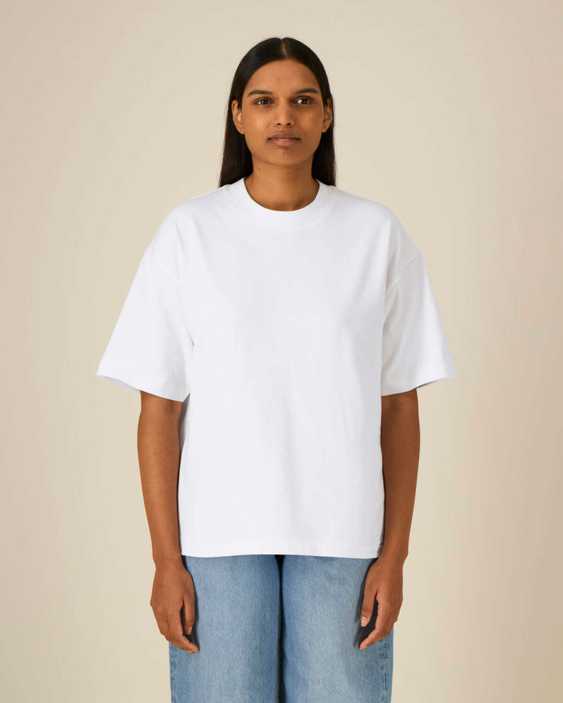 T-shirt épais unisexe Asher en coton bio à personnaliser
