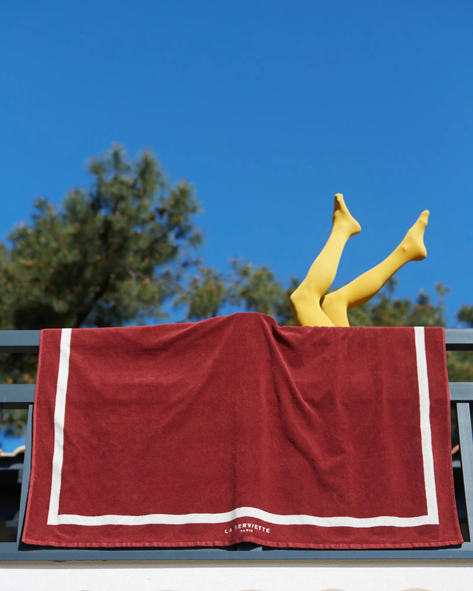 Serviette de plage XXL coton longues fibres La Serviette Paris à personnaliser - 12