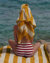 Serviette de plage XXL 170x170 Rayures Riviera à personnaliser - 15