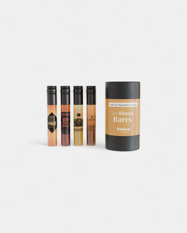 Coffret dégustation 4 flacons spiritueux à personnaliser