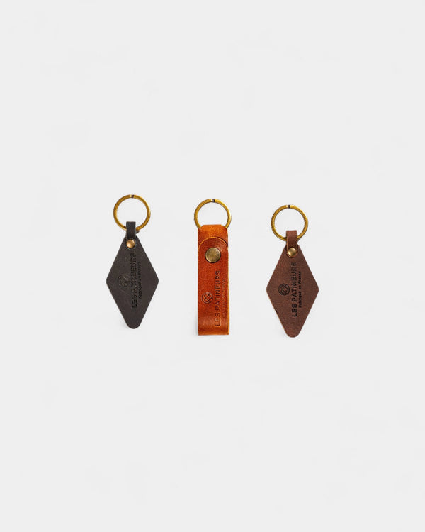 Porte-clés en cuir à personnaliser