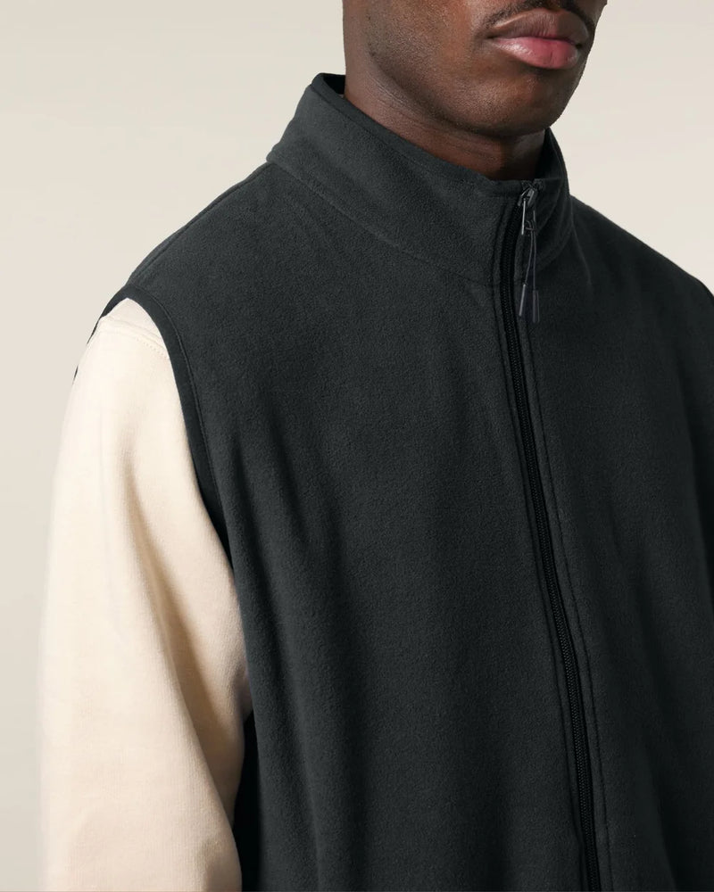 Veste polaire sans manches pour homme à personnaliser