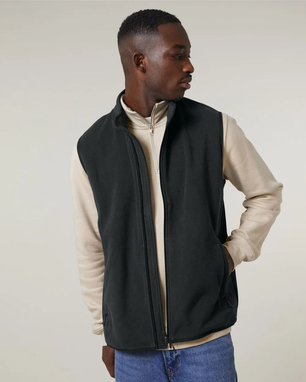 Veste polaire sans manches pour homme à personnaliser