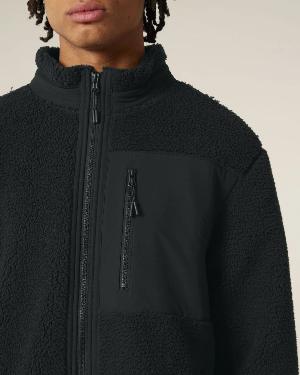 Veste sherpa unisexe à personnaliser