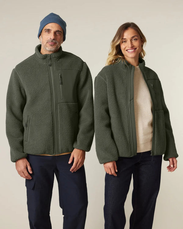 Veste sherpa unisexe à personnaliser