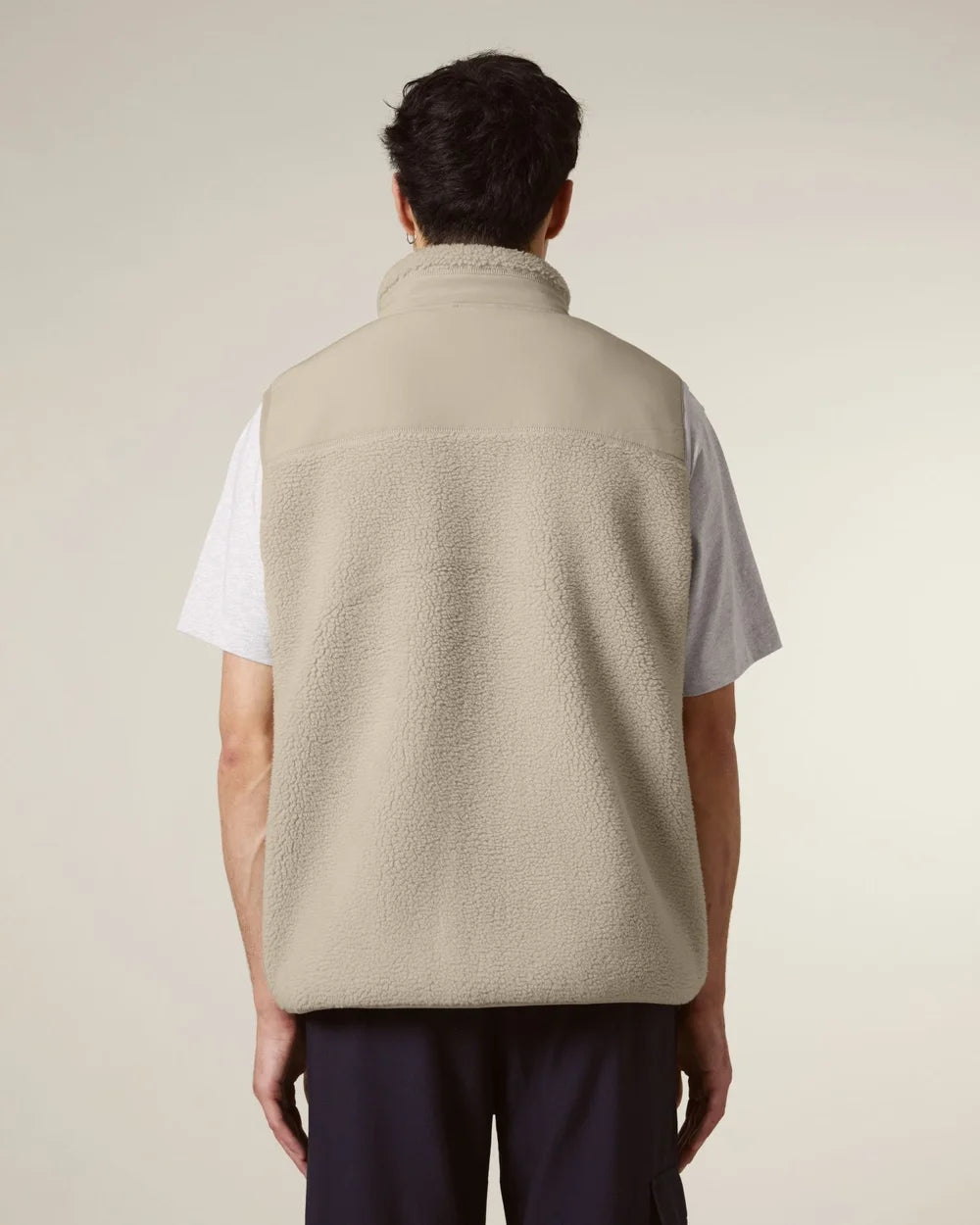 Veste sherpa sans manches unisexe à personnaliser