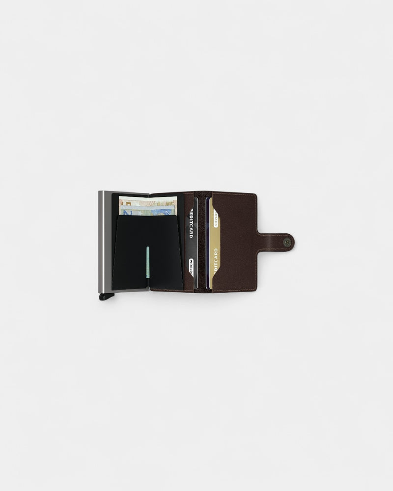 Porte cartes Miniwallet en cuir à personnaliser