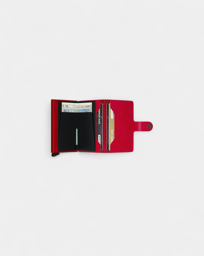 Porte cartes Miniwallet en cuir à personnaliser