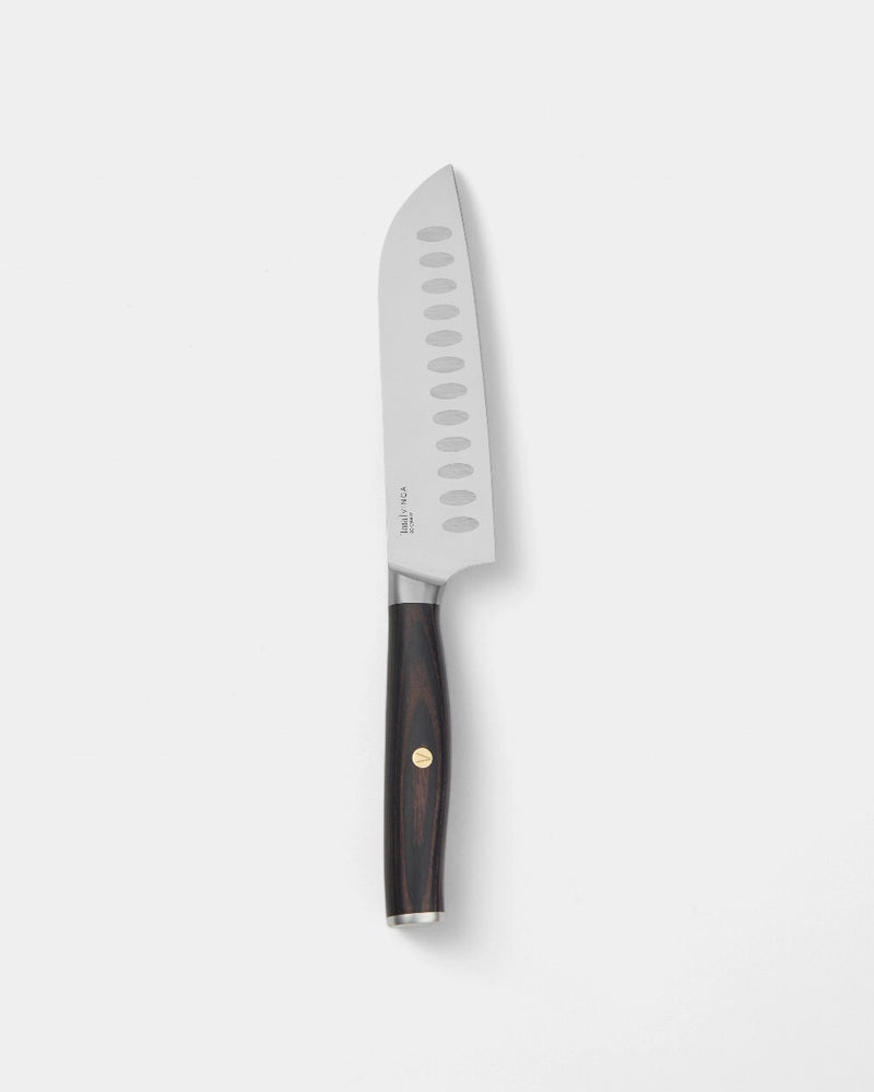 Couteau santoku en acier inoxydable à personnaliser