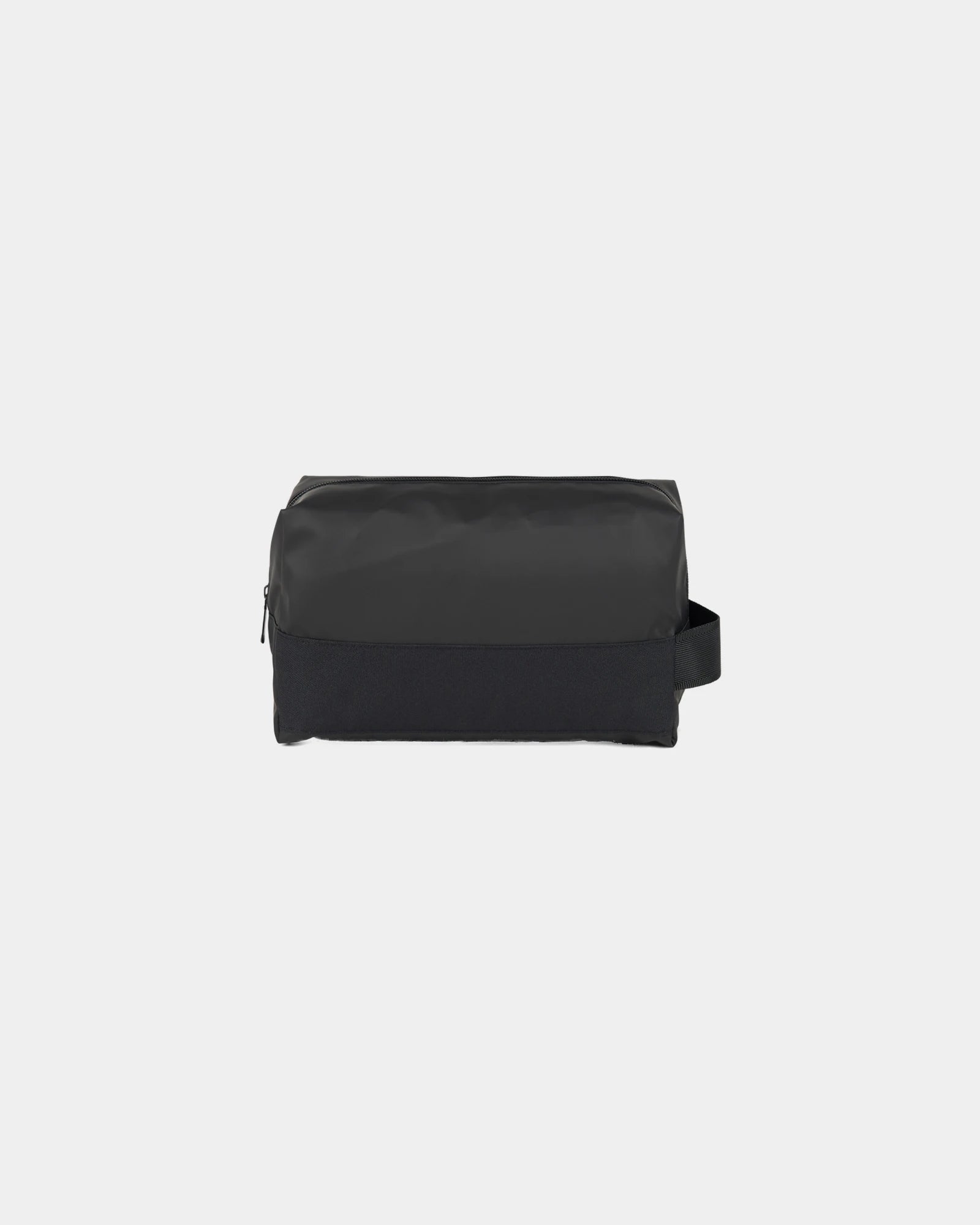 Trousse de toilette polyester recyclé Vinga Livorno à personnaliser - Noir