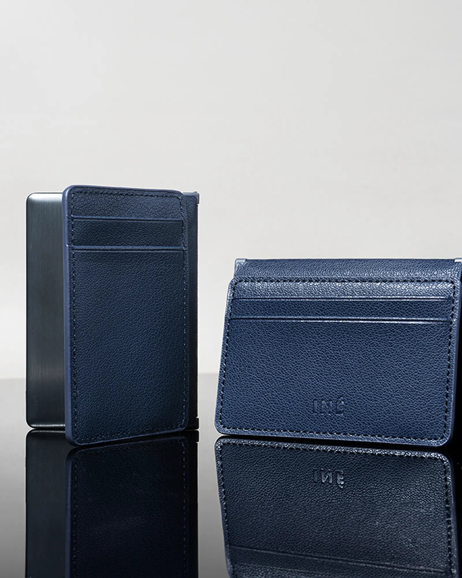 Porte-cartes anti-RFID en cuir recyclé à personnaliser - 5