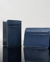 Porte-cartes anti-RFID en cuir recyclé à personnaliser - 5