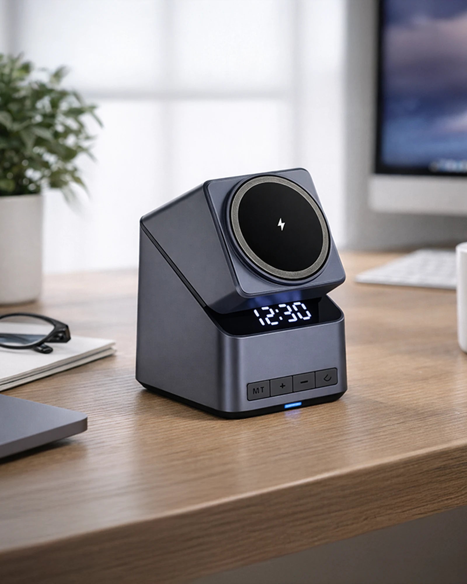 Chargeur sans fil anthracite à personnaliser - 3