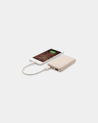 Powerbank 5 000 mAh en fibre de blé naturel à personnaliser