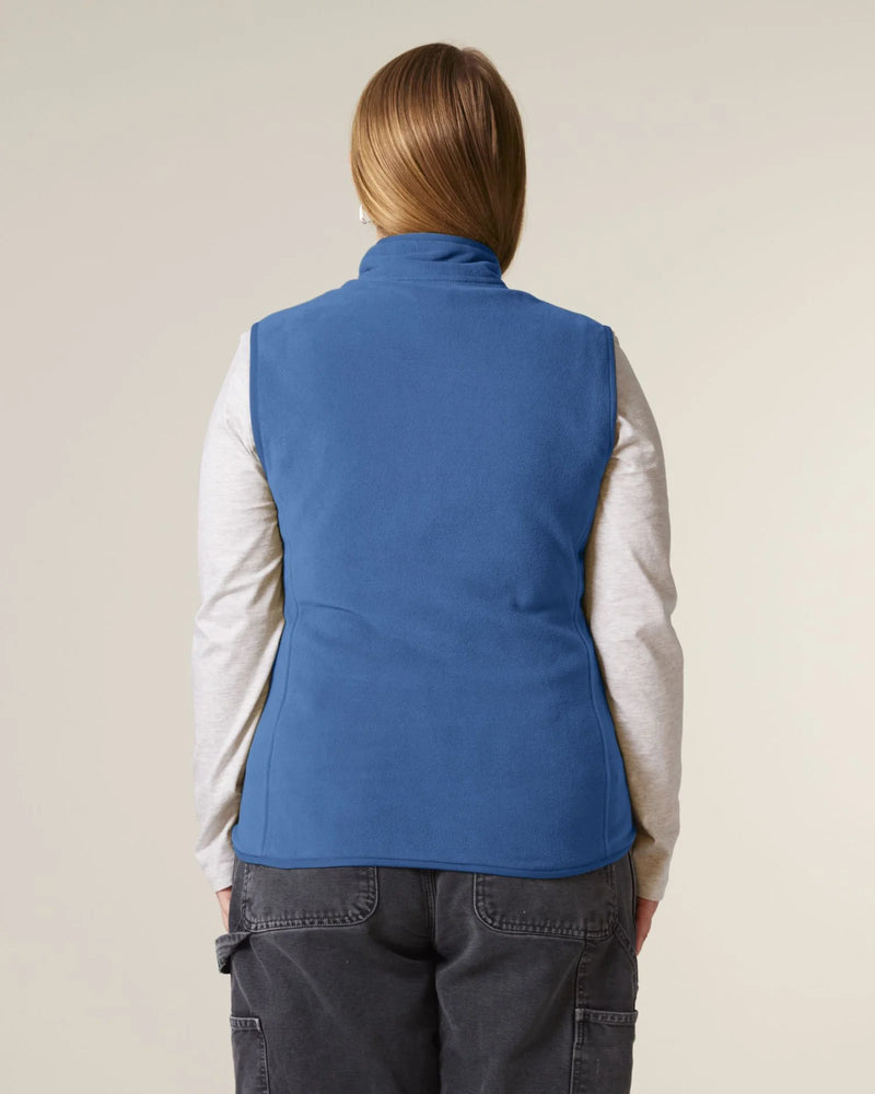 Veste polaire sans manches pour femme à personnaliser