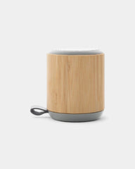 Enceinte sans fil 3W en bambou et tissu à personnaliser