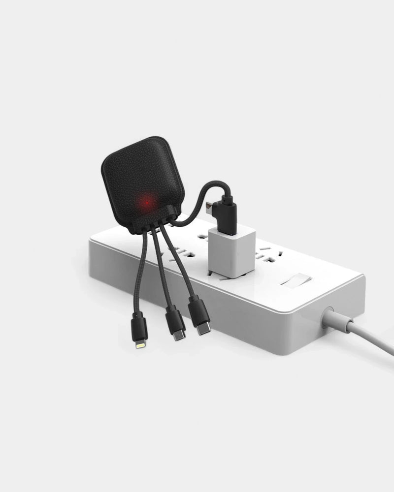 Power bank Xoopar en cuir recyclé personnalisable