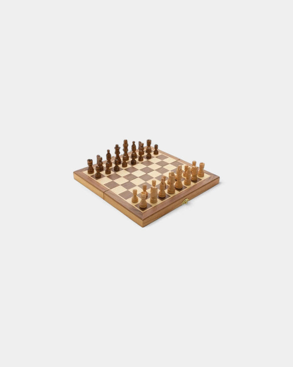 Jeu d'échecs en bois à personnaliser