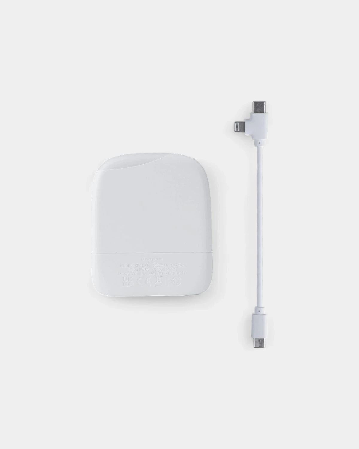 Chargeur/lampe de poche en plastique recyclé à personnaliser
