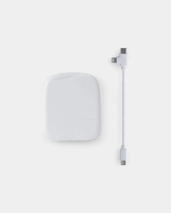 Chargeur/lampe de poche en plastique recyclé à personnaliser