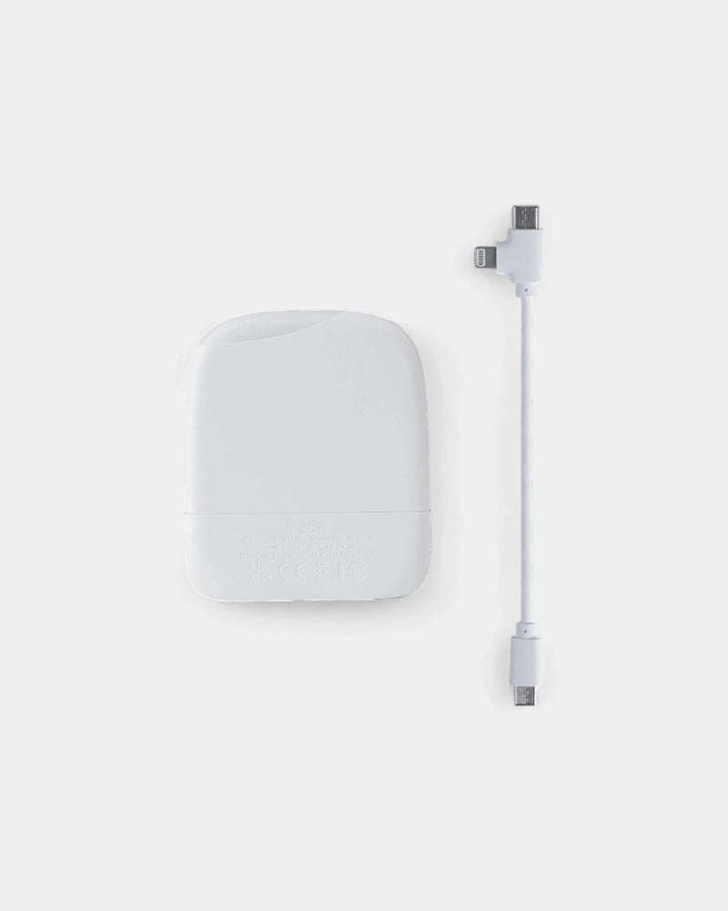 Chargeur/lampe de poche en plastique recyclé à personnaliser