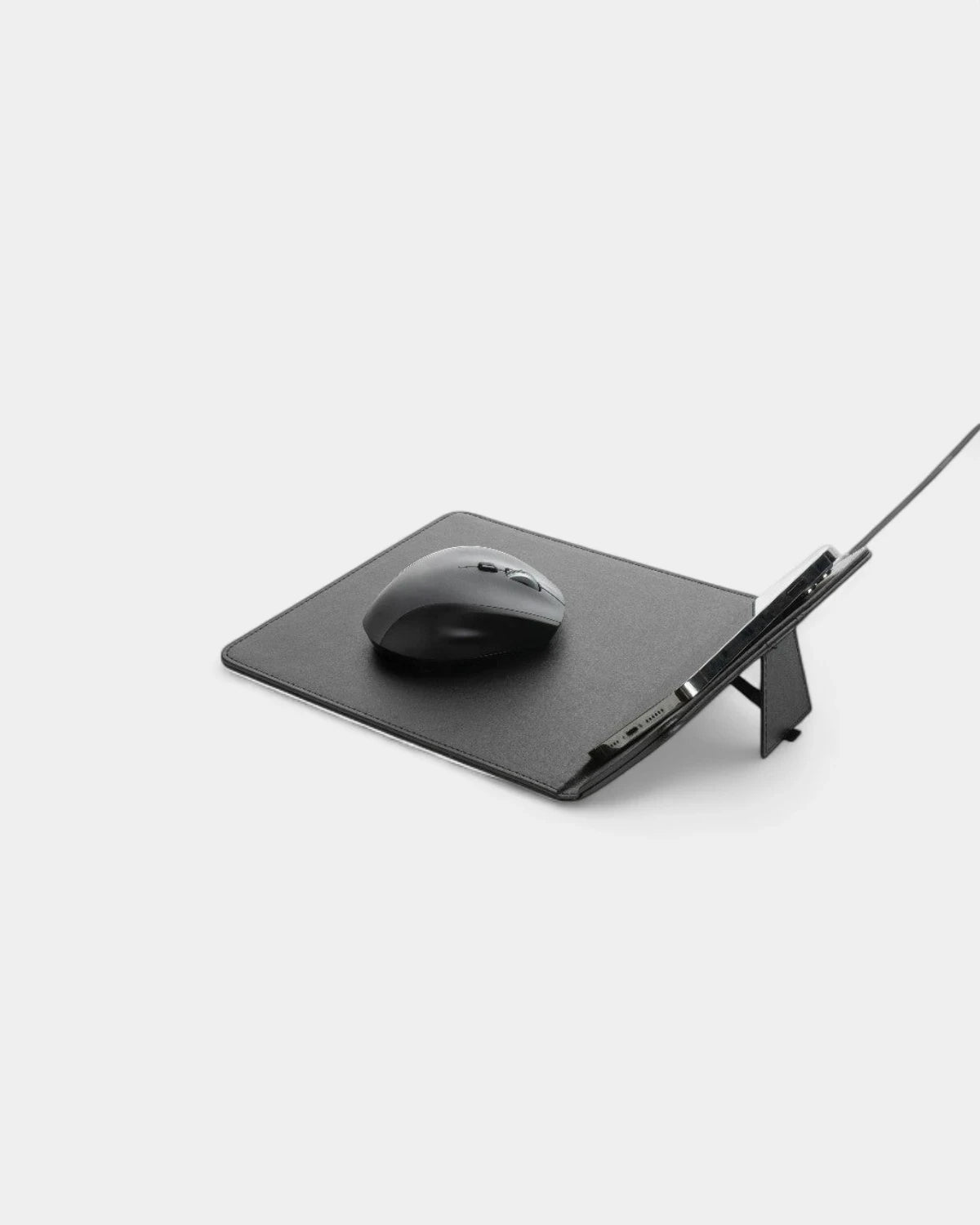 Tapis de souris en PU RCS avec chargeur 10W à personnaliser