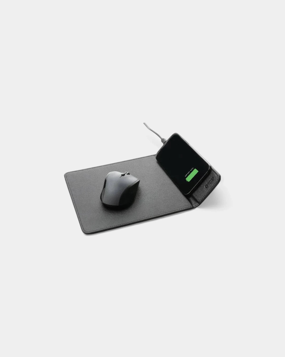 Tapis de souris en PU RCS avec chargeur 10W à personnaliser