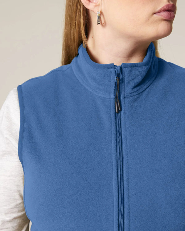 Veste polaire sans manches pour femme à personnaliser