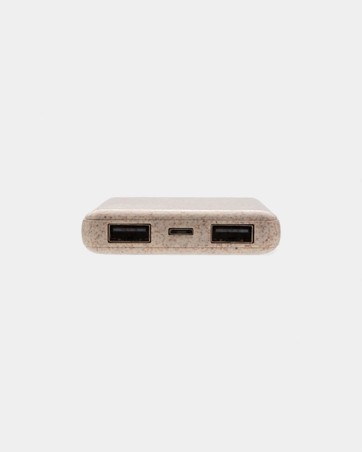 Powerbank 5 000 mAh en fibre de blé naturel à personnaliser