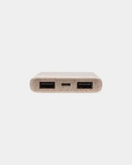 Powerbank 5 000 mAh en fibre de blé naturel à personnaliser