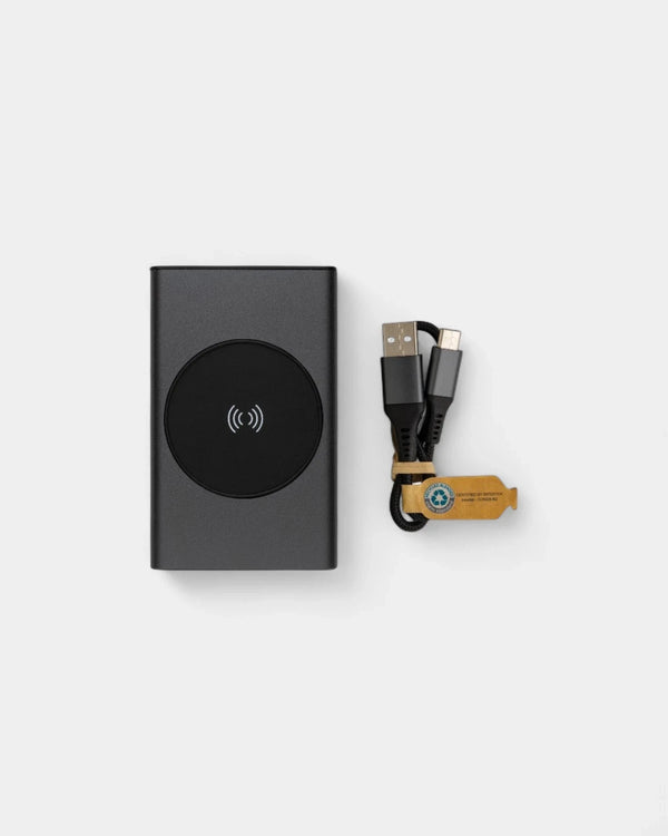 Powerbank 5000 mAh en aluminium recyclé à personnaliser