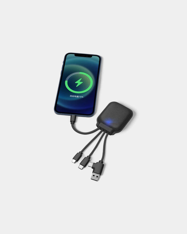Power bank Xoopar en cuir recyclé personnalisable