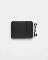 Tapis de souris chargeur 15W 3 en 1 en PU RCS à personnaliser