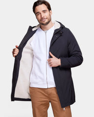 Parka longue intérieur sherpa à personnaliser