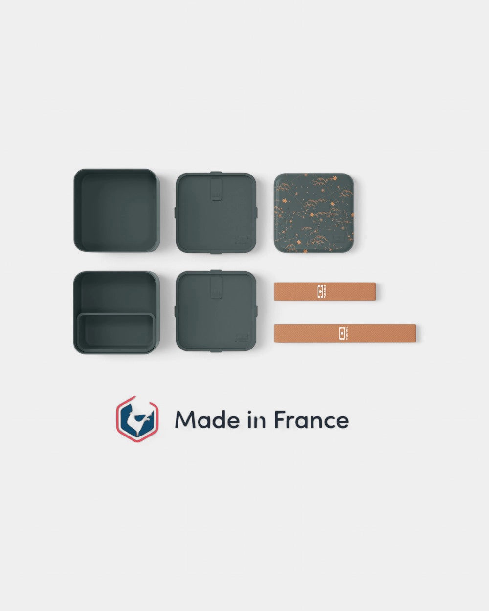 Lunchbox square made in France personnalisable