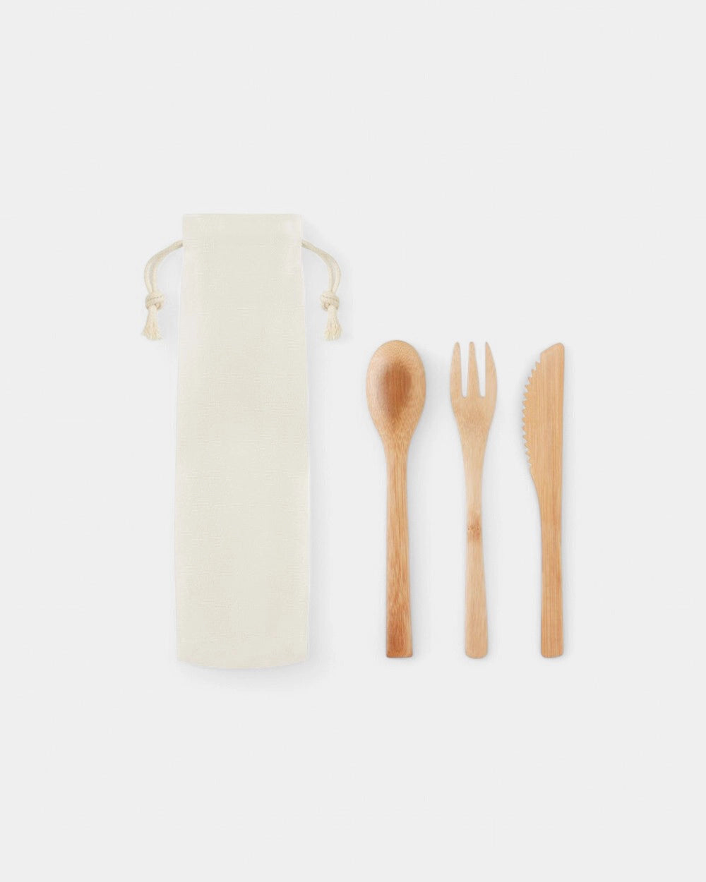 Set de couverts en bambou à personnaliser