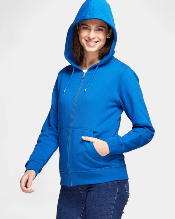 Hoodie zippé unisexe Made in France à personnaliser