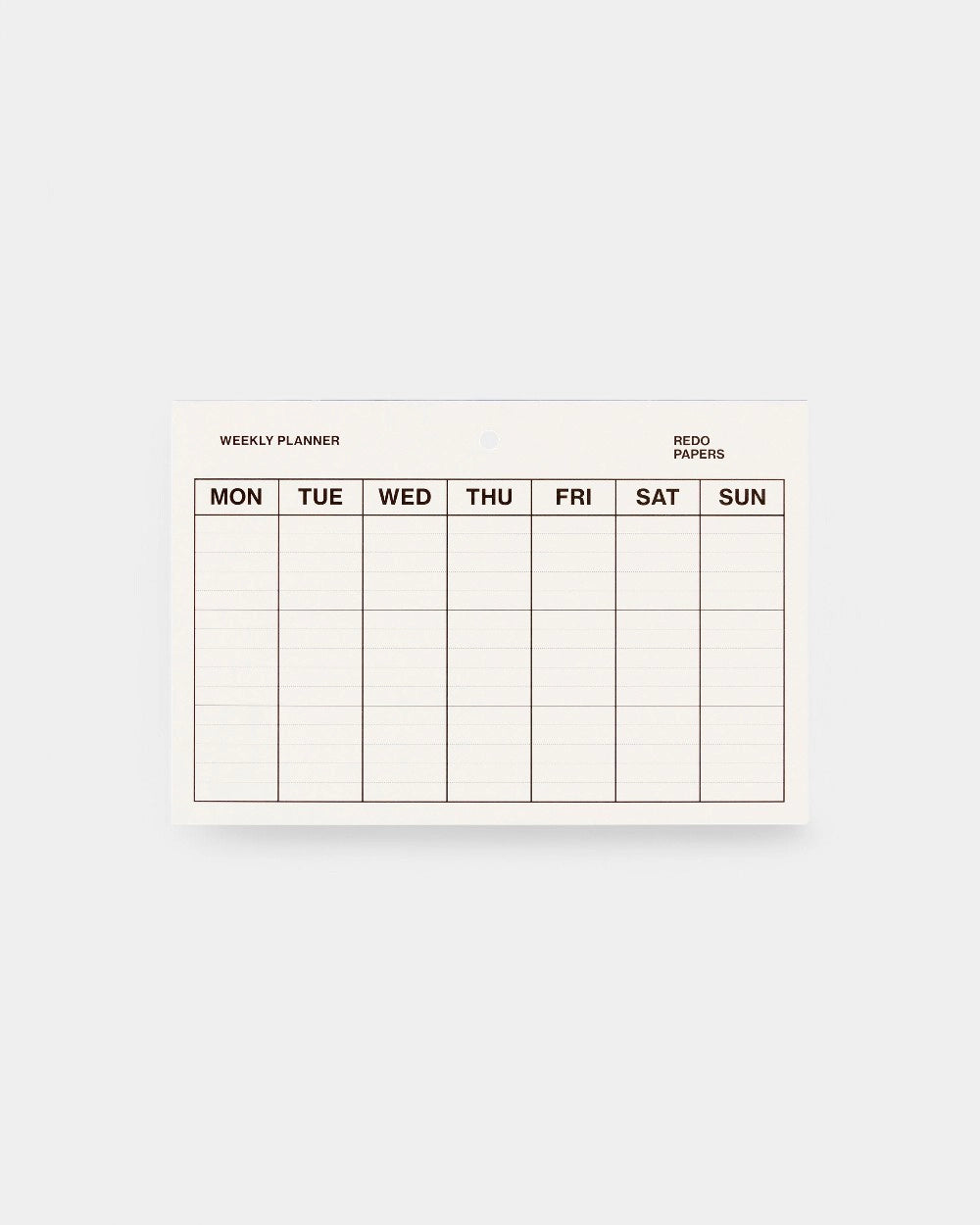 Planning à personnaliser