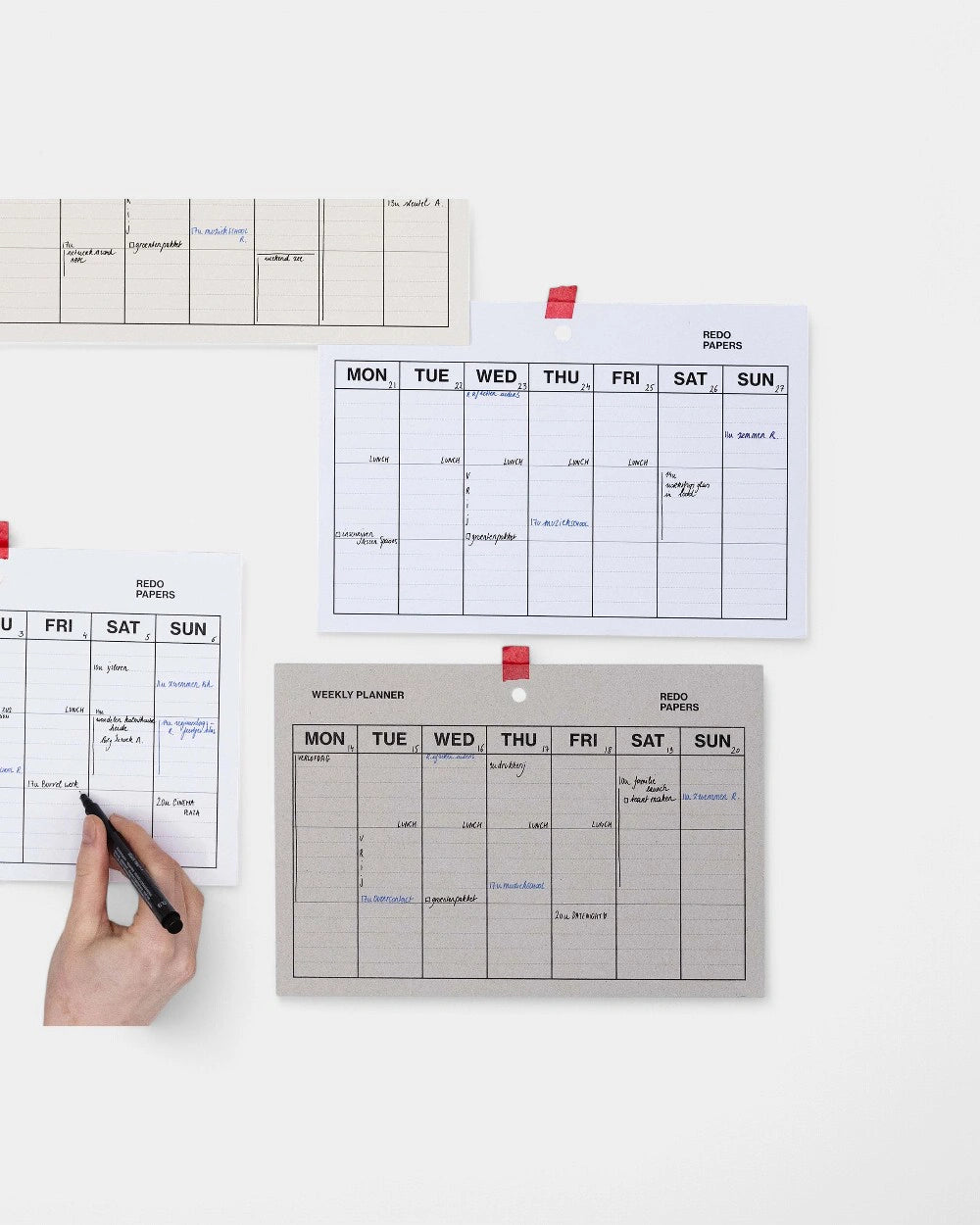Planning à personnaliser