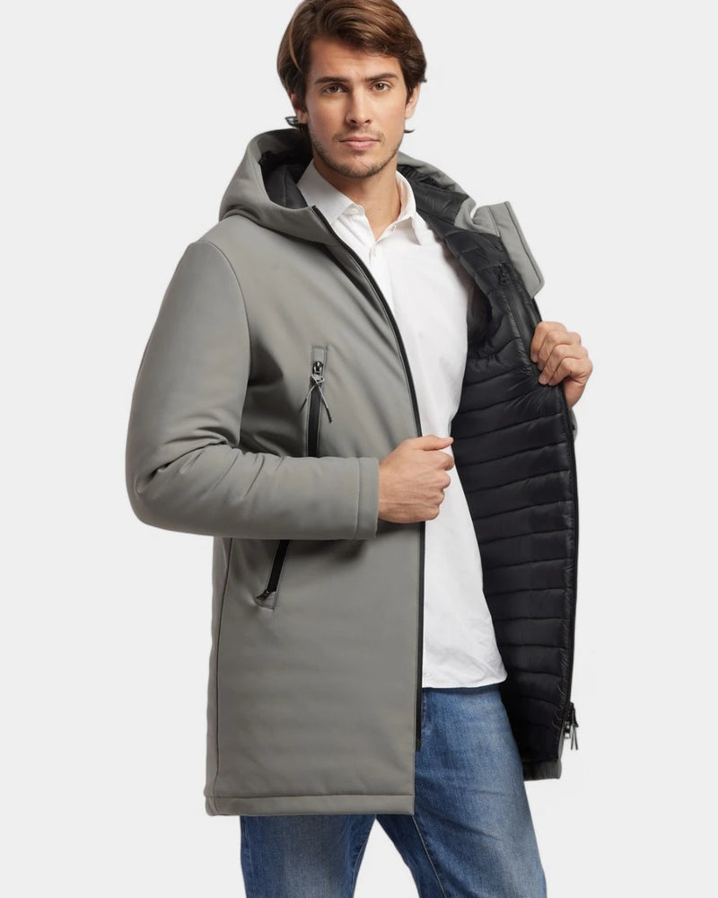 Parka softshell avec doublure doudoune à personnaliser