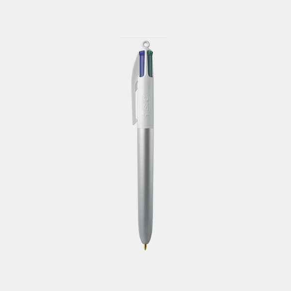 STYLO BIC PERSONNALISABLE 4 COULEURS GLACE