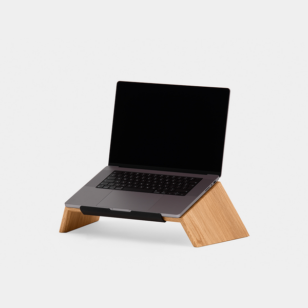 Support d'ordinateur en bois personnalisable