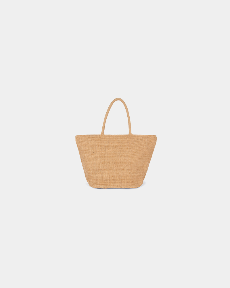 Sac de plage en fils de jute tressée personnalisable
