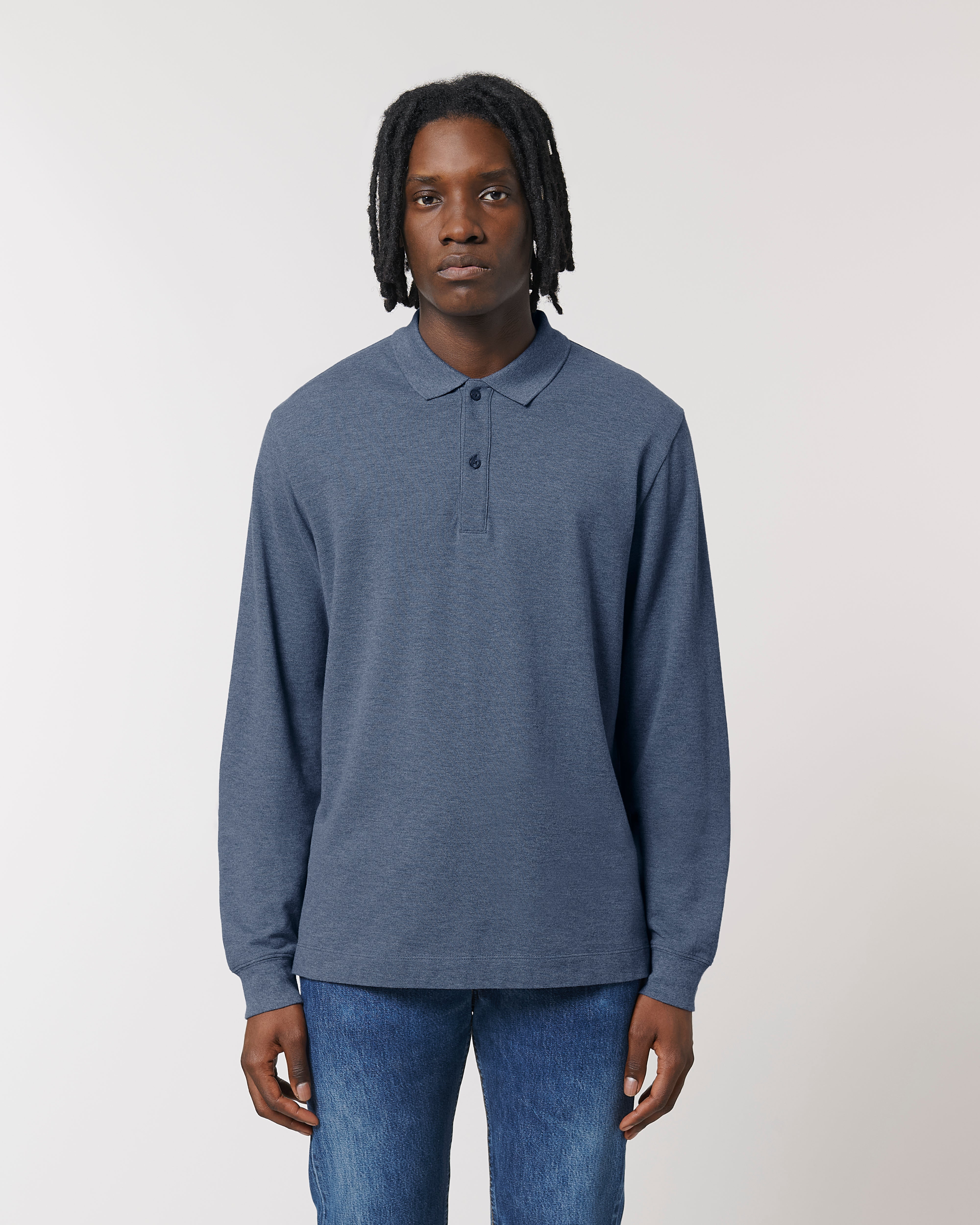 Polo manches longues unisexe personnalisable