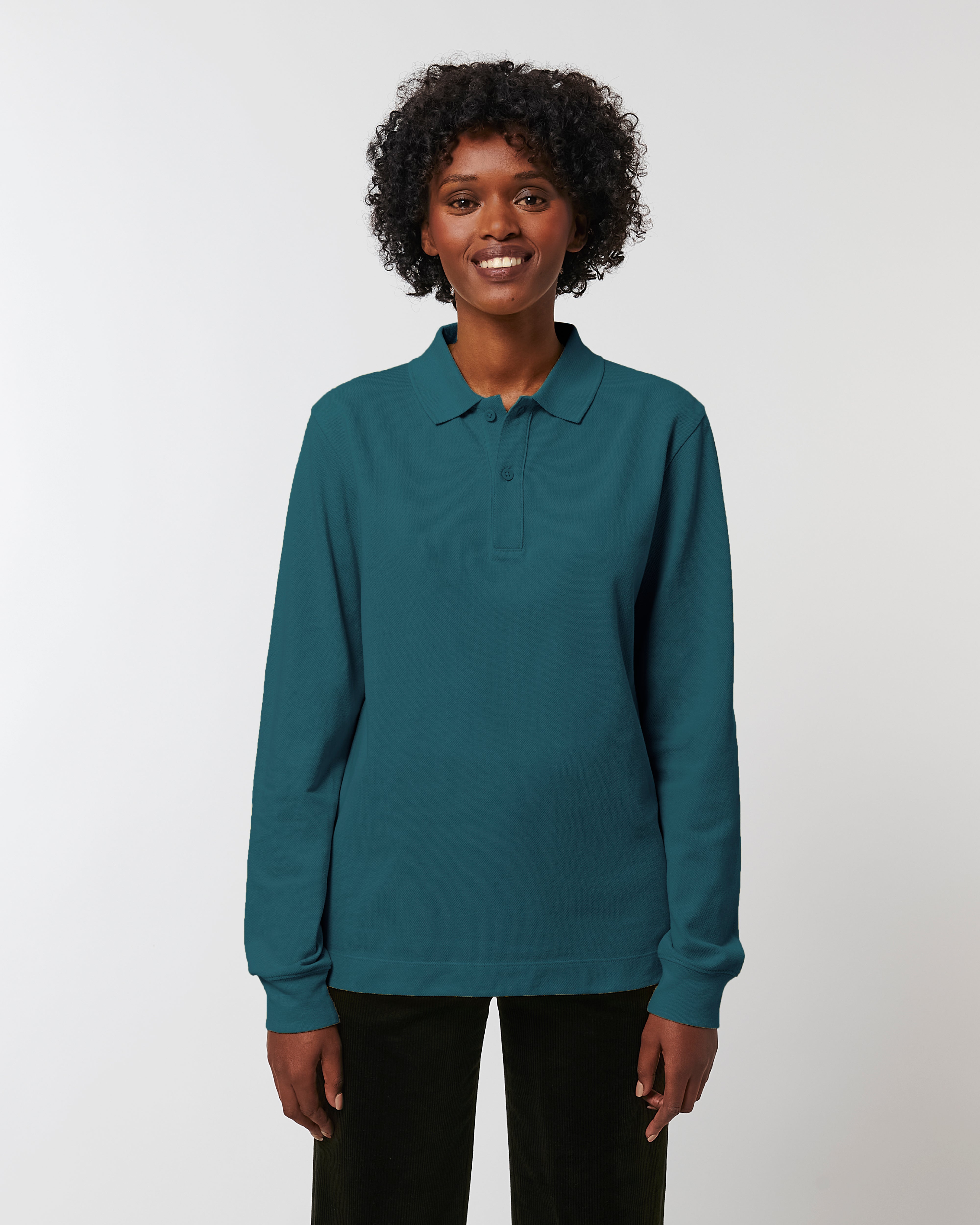 Polo manches longues unisexe personnalisable