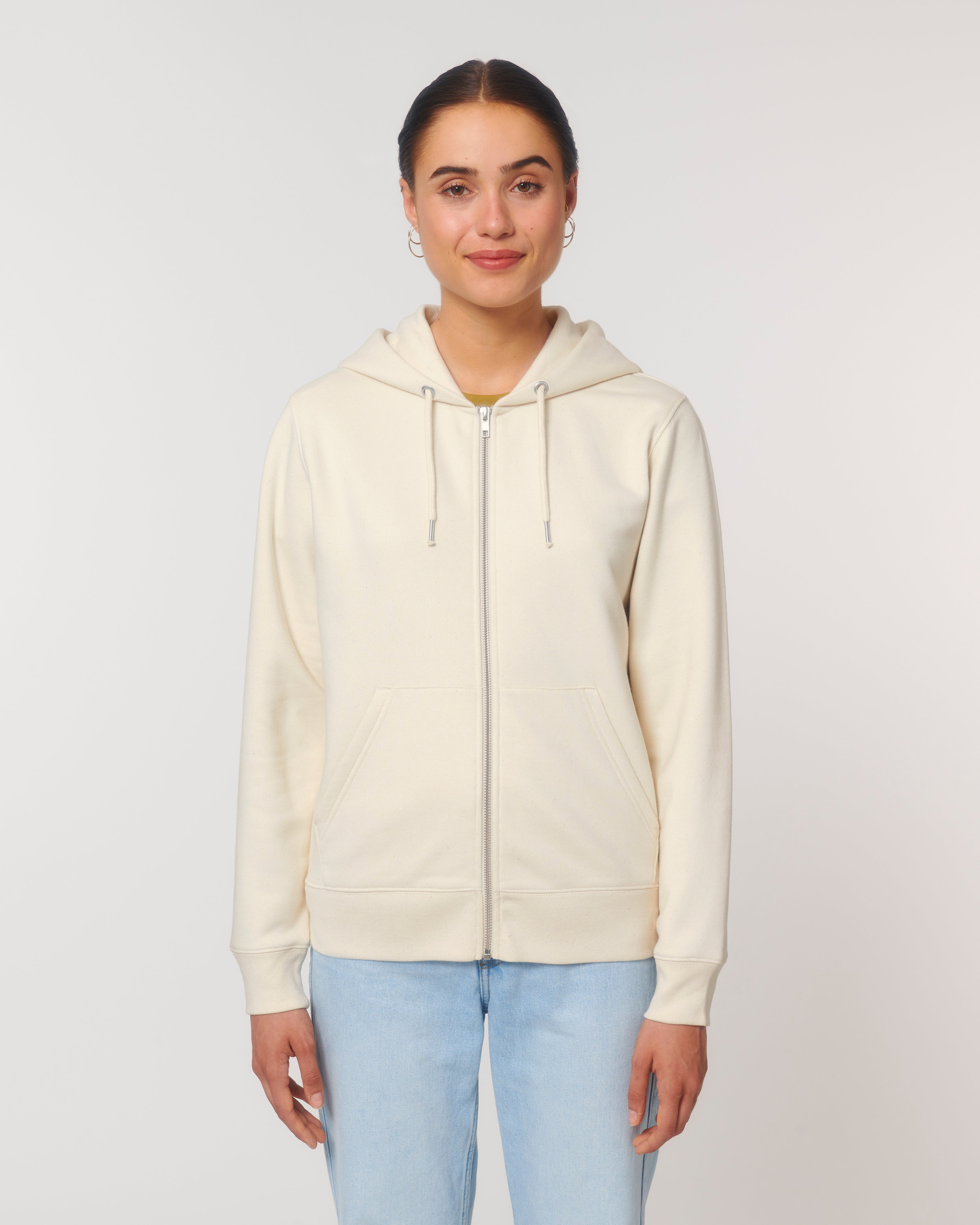 Sweat zippé épais à capuche unisexe personnalisable