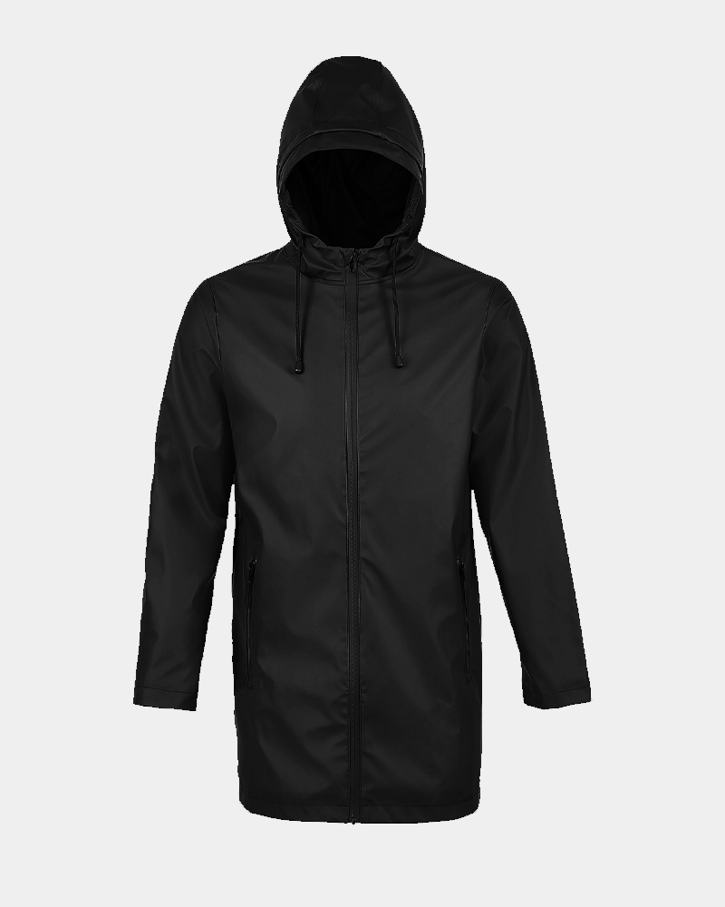 Parka imperméable unisexe recyclé personnalisable
