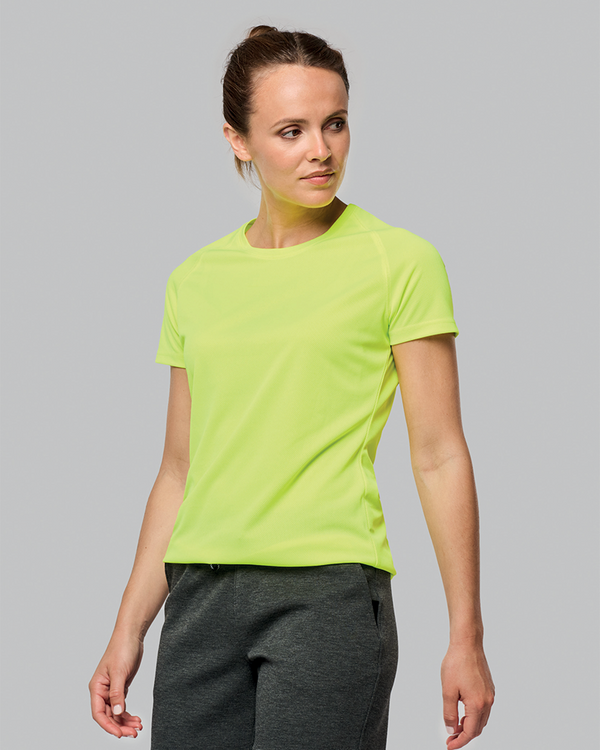 Tee-Shirt Femme Fitness Shiny Personnalisé : très léger